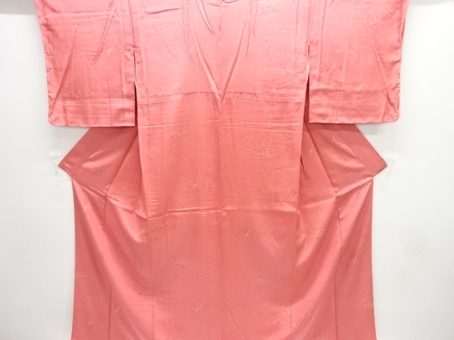 未使用品　手箱模様江戸小紋着物